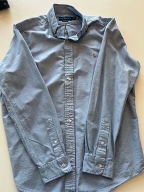 Ralph Lauren Light Blue Button-Down Oxford Shirt